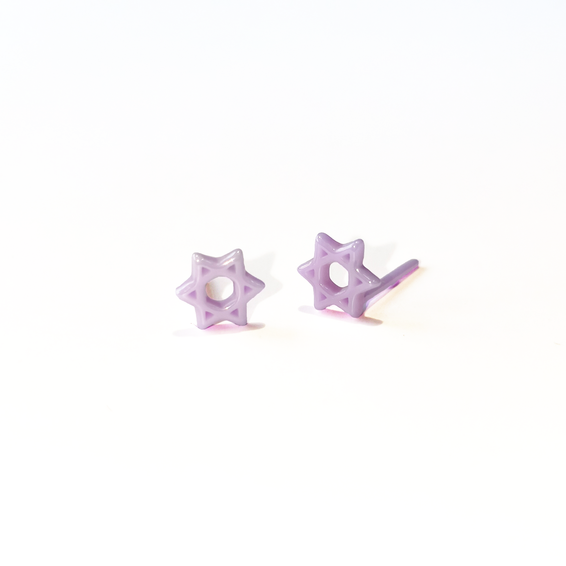 六芒星バイオセラミックピアス