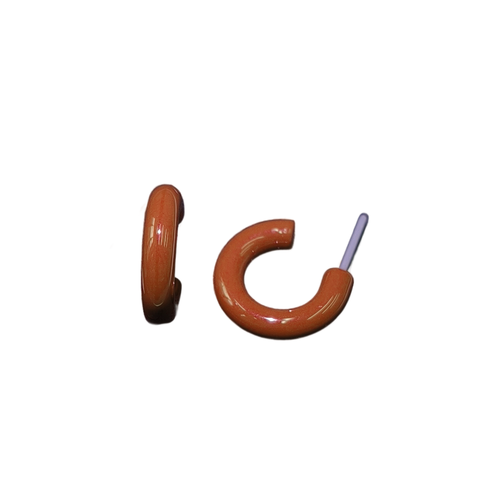 C型バイオセラミックピアス